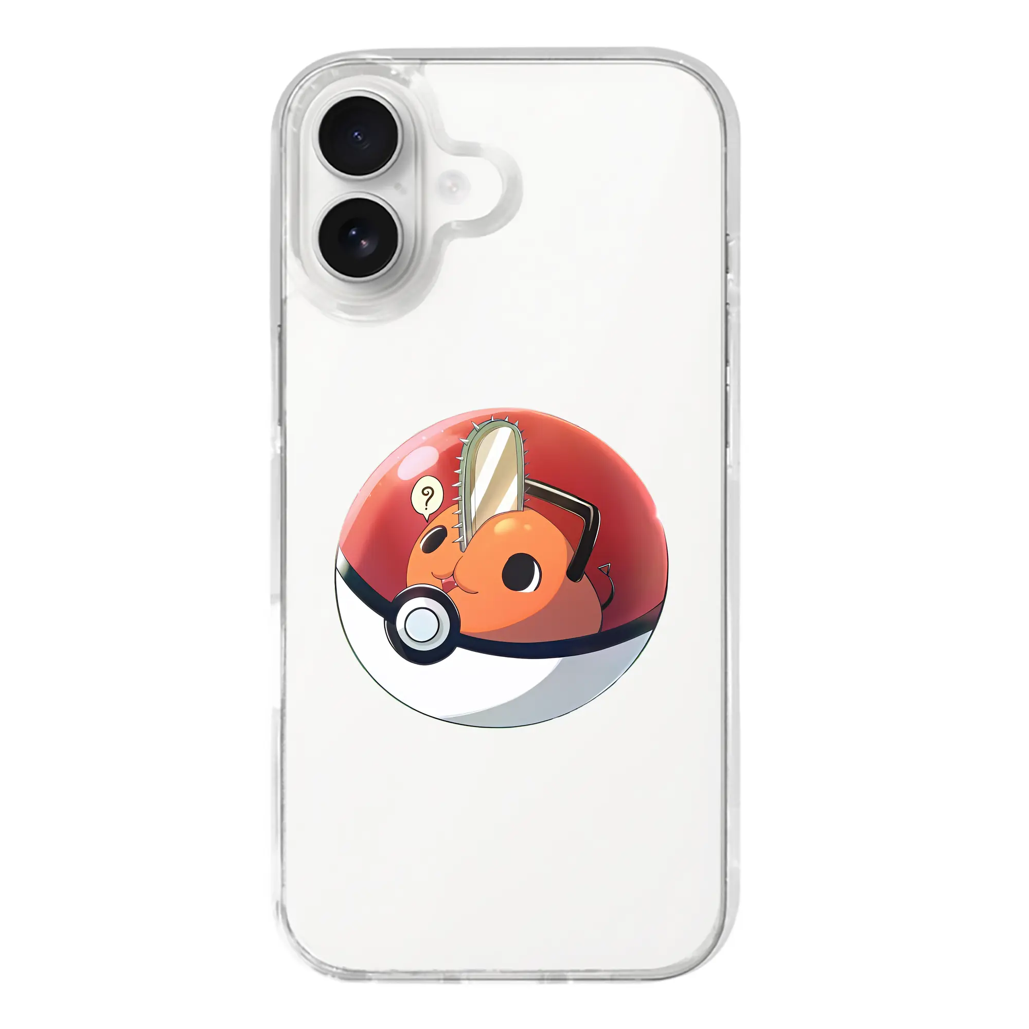 チェンソーマン グッズ,ポチタ - iPhone 17シリーズ 透明スマホケース – 薄型・耐衝撃・精密フィット保護カバー